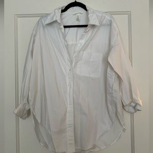 oversized button down